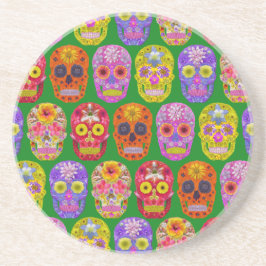 Blommor, sömlösa Döskallar Mönster 2018 Underlägg