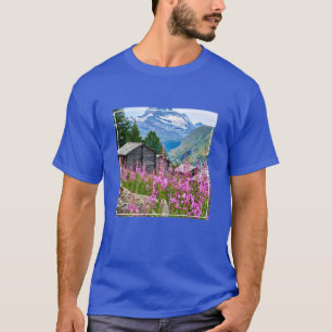 Blommor   Sommar Matterhorn Schweiz T Shirt