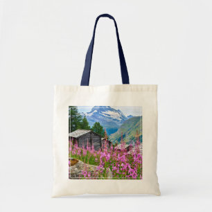 Blommor   Sommar Matterhorn Schweiz Tygkasse