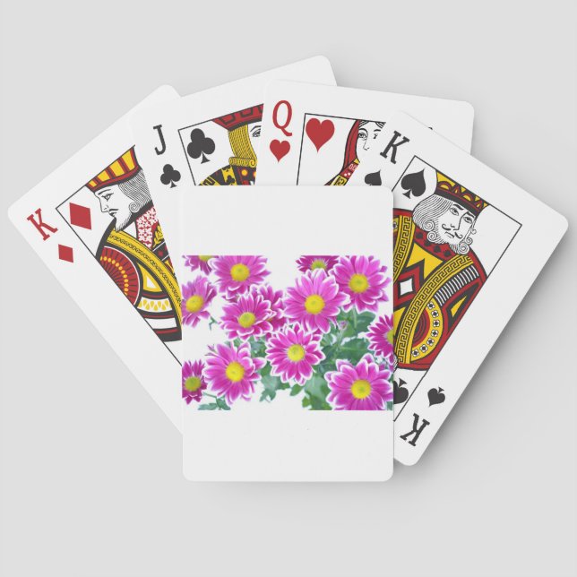 Blommor  spel kort (Baksidan)
