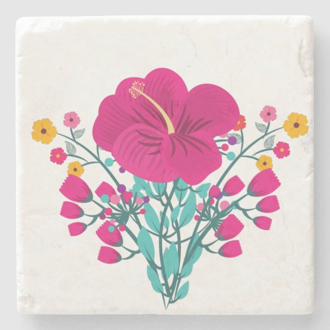 Blommor Stenunderlägg (Framsidan)