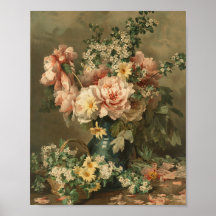 Blommor Stilleben Fin Konst Affisch Print