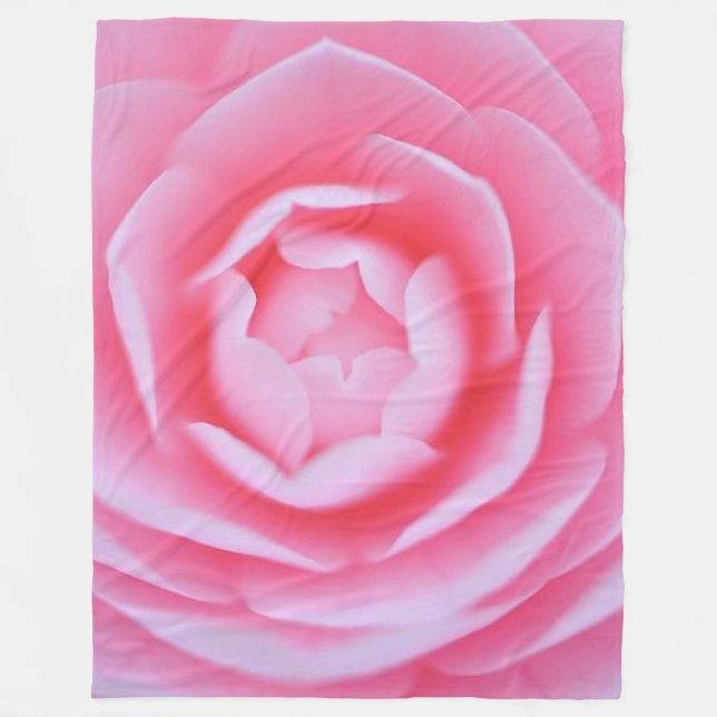 Blommor (stor) fleecefilt (Framsidan)