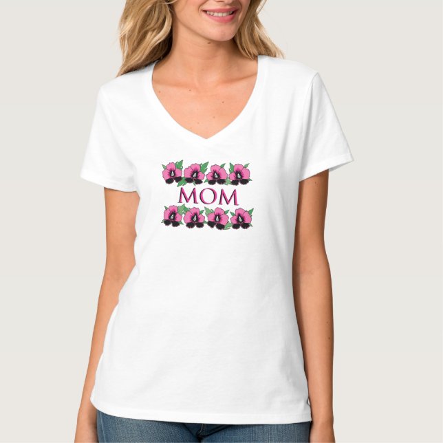 Blommor - t shirt (Framsida)