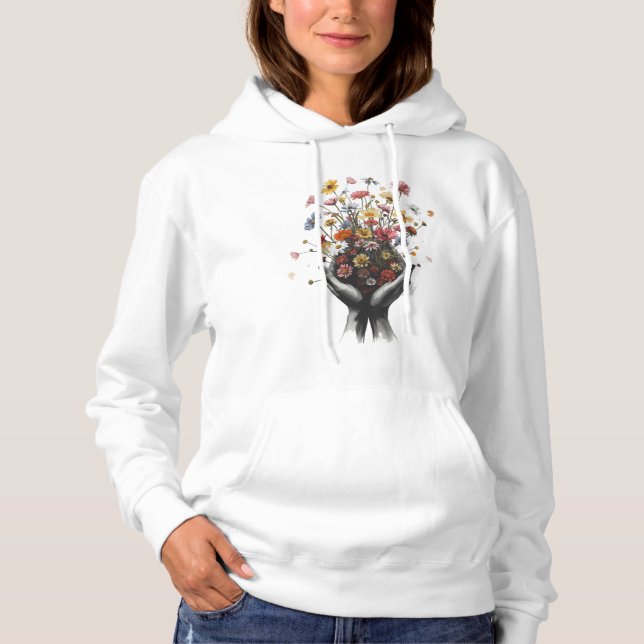Blommor t-shirt  / (Framsida)
