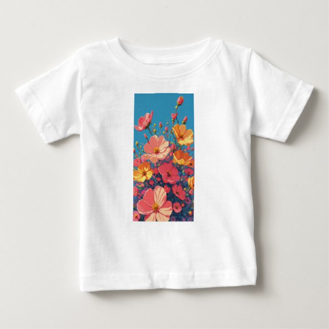 Blommor T Shirt (Framsida)