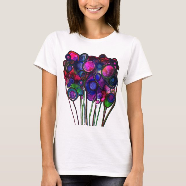 Blommor T Shirt (Framsida)