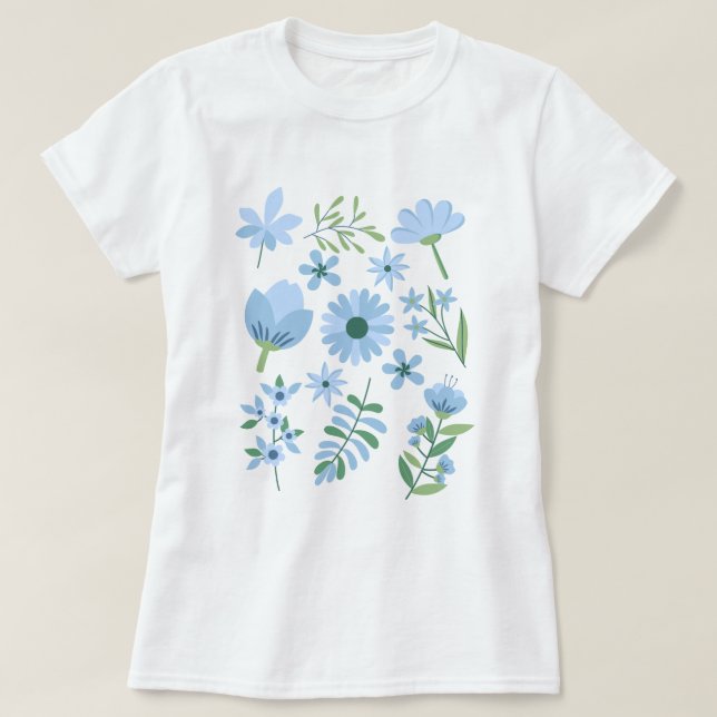 Blommor T Shirt (Design framsida)