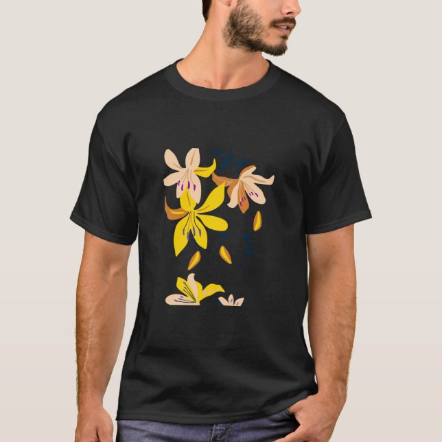 Blommor T Shirt (Framsida)