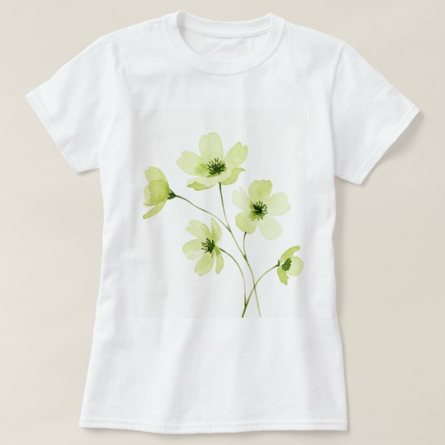 Blommor T Shirt (Design framsida)