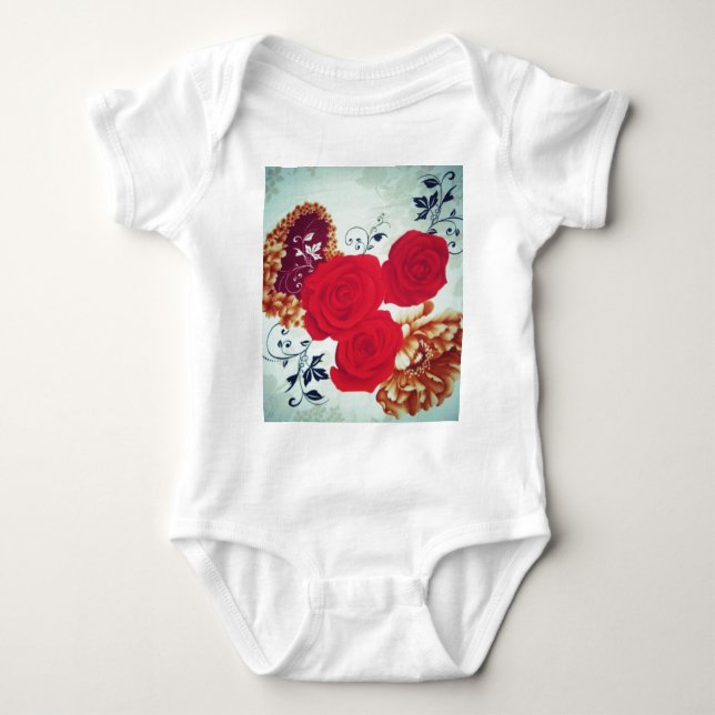 Blommor T Shirt (Framsida)