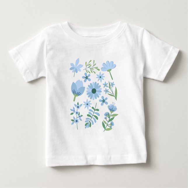 Blommor T Shirt (Framsida)