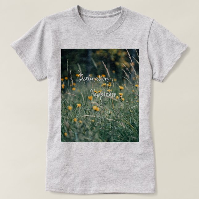 Blommor T-Shirt (Bild skapad av grok) (Design framsida)