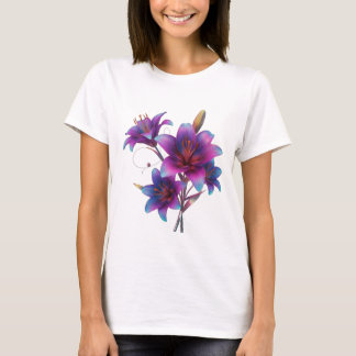 Blommor T-shirt-design T Shirt