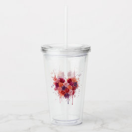 Blommor Take Away Mugg
