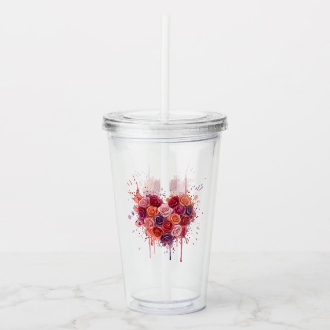 Blommor Take Away Mugg (Framsida)