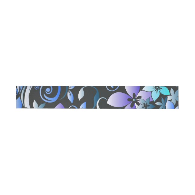 Blommor tapet 6 etikettband (Individual)