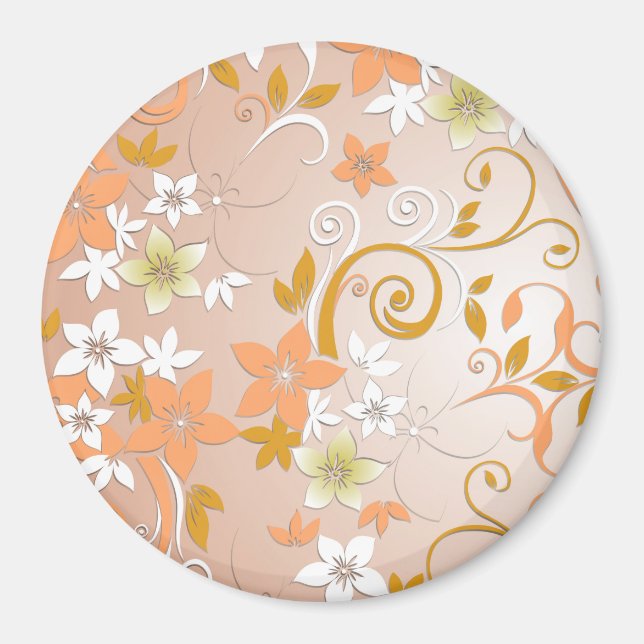 Blommor tapet 8 magnet (Framsidan)