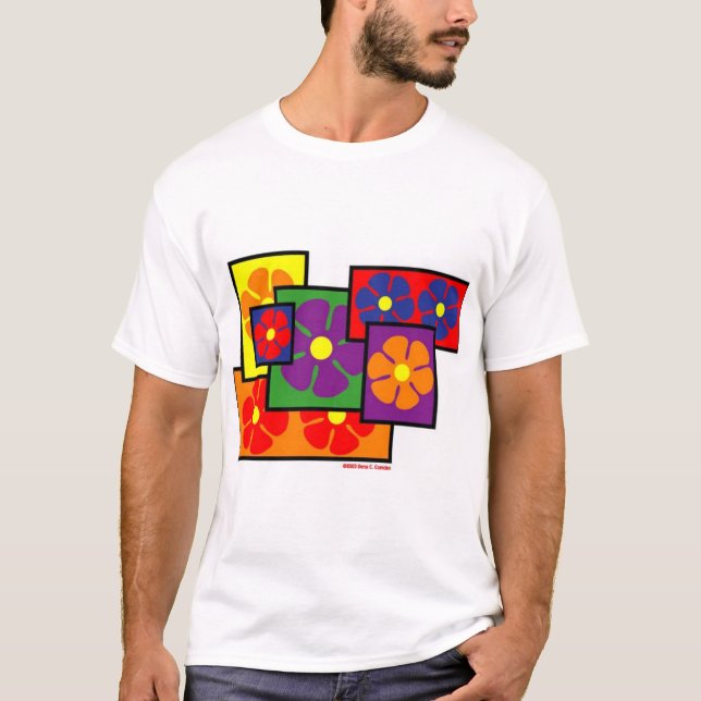 blommor tee shirt (Framsida)