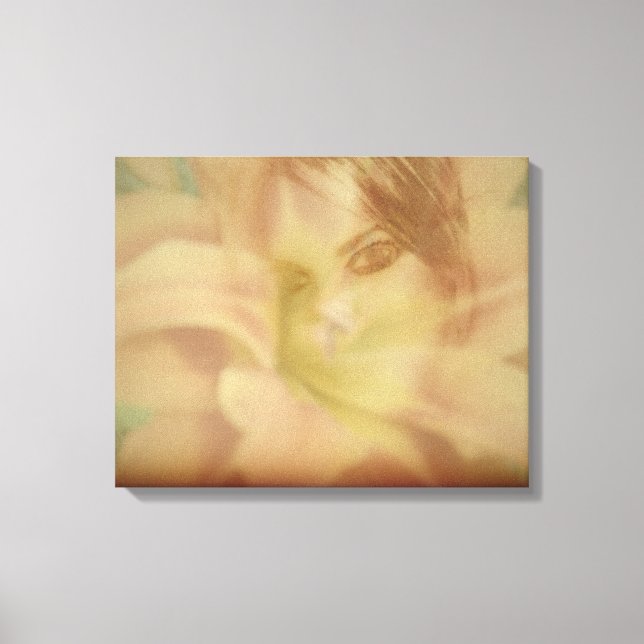 Blommor till Adrena Wrapped Canvas (Framsida)