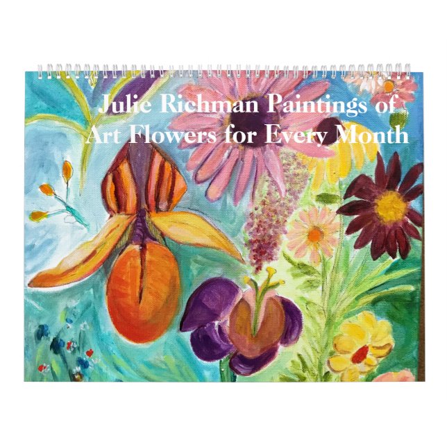 Blommor till brighten varje månad kalender (Omslag)