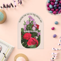 Blommor till dig - Firande Card