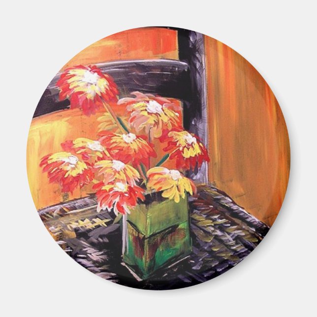 Blommor till dig magnet (Framsidan)