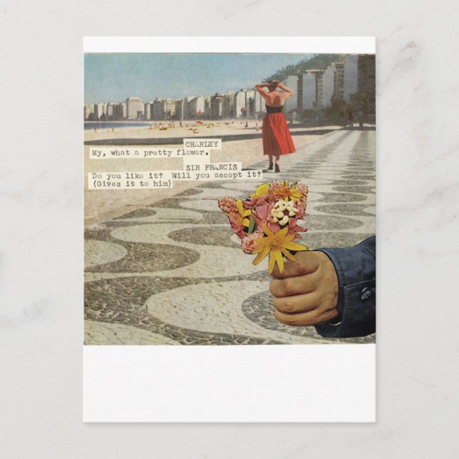 Blommor till dig - vykort (Framsida)