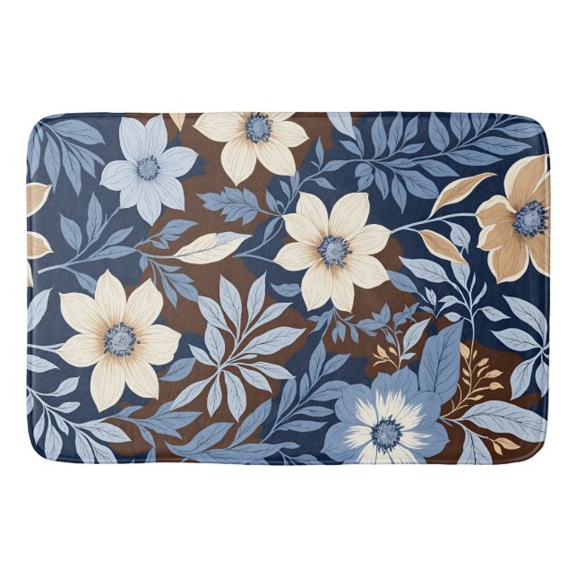 Blommor till dina blåsor badrumsmatta (Framsidan)