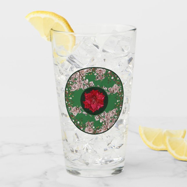 Blommor till jul glaskopp (Framsida Ice)