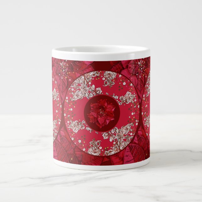 Blommor till jul jumbo mugg (Framsidan)