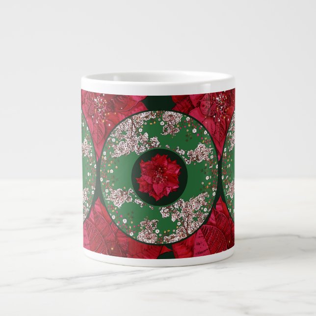 Blommor till jul jumbo mugg (Framsidan)