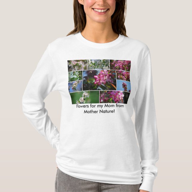 Blommor till min mamma från Moder Natur! Tröja (Framsida)