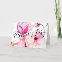 Blommor till Mors dag-kortet Mamma Kort