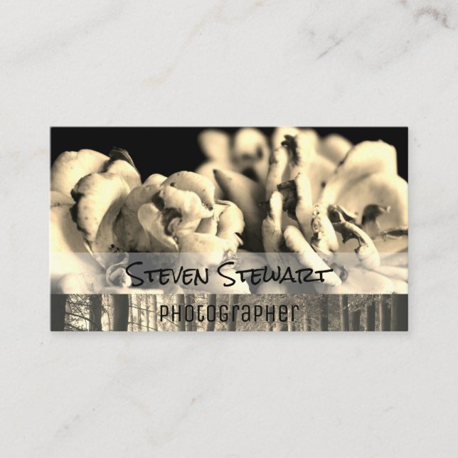 Blommor | TRÄD | Fotografi utomhus Visitkort (Framsida)