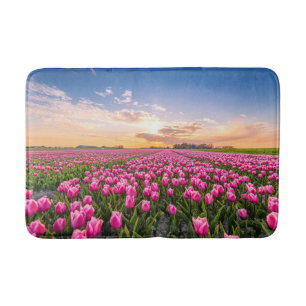 Blommor Tulips South Holland, Nederländerna Badrumsmatta