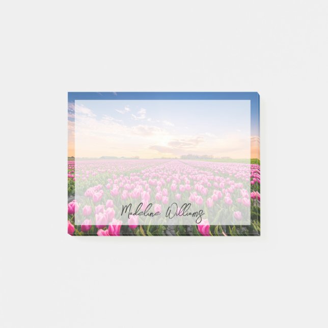 Blommor | Tulips South Holland, Nederländerna Post-it Block (Framsida)