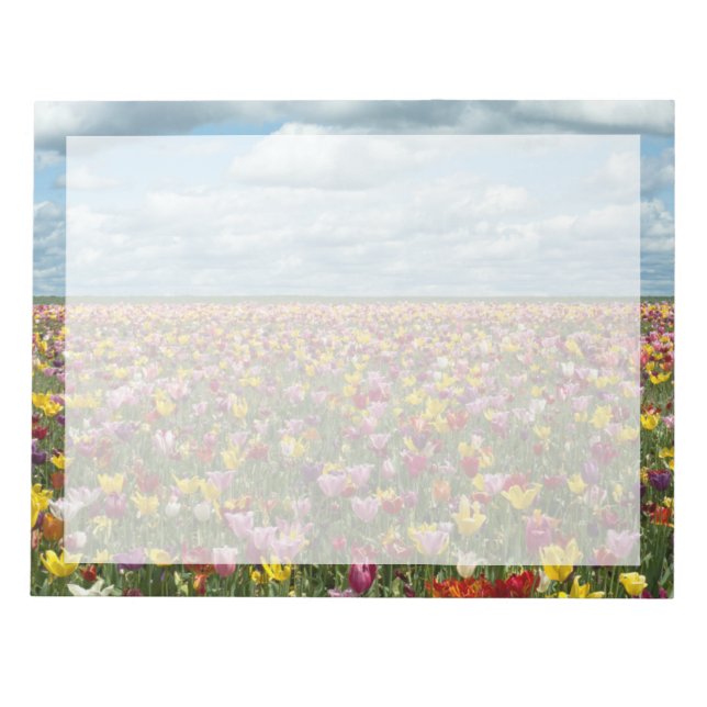 Blommor | Tulips Willamette Valley Oregon Anteckningsblock (Framsida)