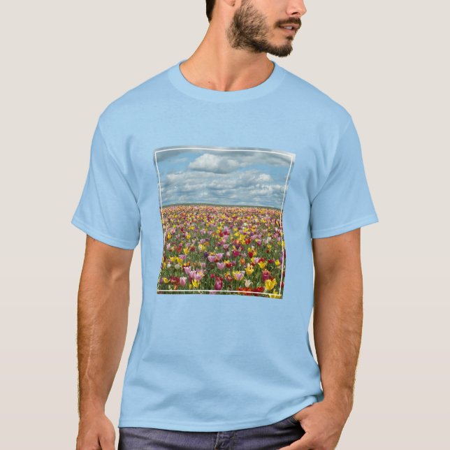Blommor | Tulips Willamette Valley Oregon T Shirt (Framsida)