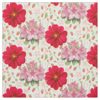 Blommor Tyg