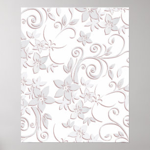 Blommor, vägg papper 1 poster