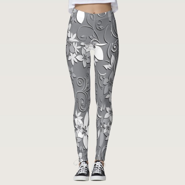 Blommor, vägg papper 2 leggings (Framsida)