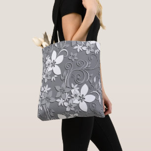 Blommor, vägg papper 2 tygkasse