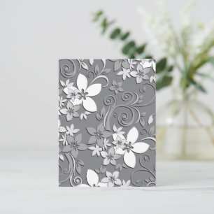 Blommor, vägg papper 2 vykort