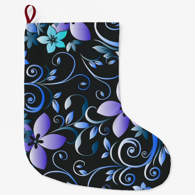 Blommor, vägg papper 6 stor julstrumpa (Framsidan)