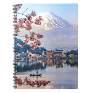 Blommor Vår Cherry Blommar Japan Anteckningsbok