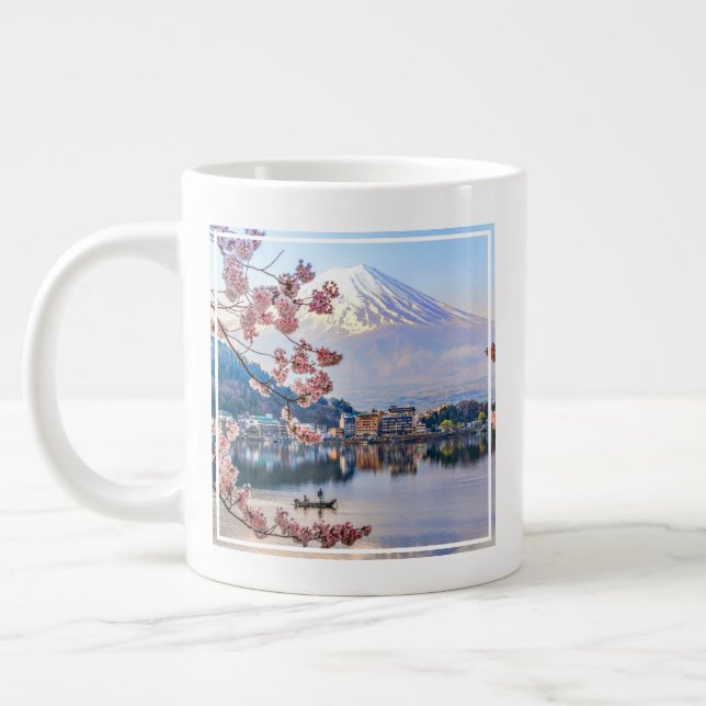 Blommor | Vår Cherry Blommar Japan Jumbo Mugg (Vänster)