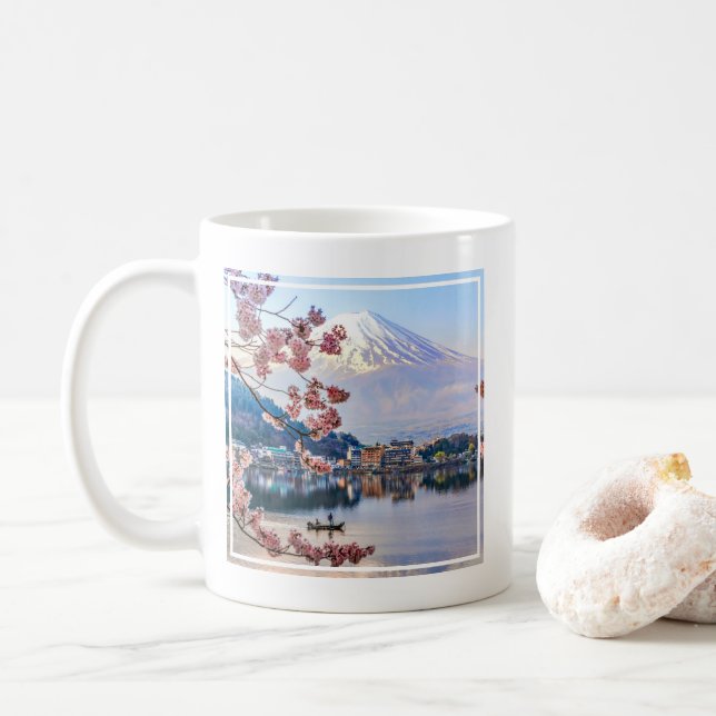 Blommor | Vår Cherry Blommar Japan Kaffemugg (Med munk)