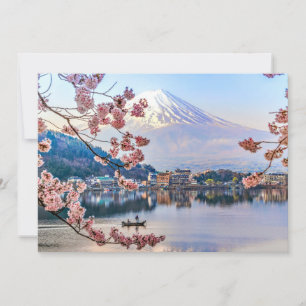 Blommor   Vår Cherry Blommar Japan Tack Kort
