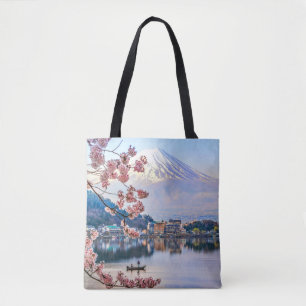 Blommor Vår Cherry Blommar Japan Tygkasse